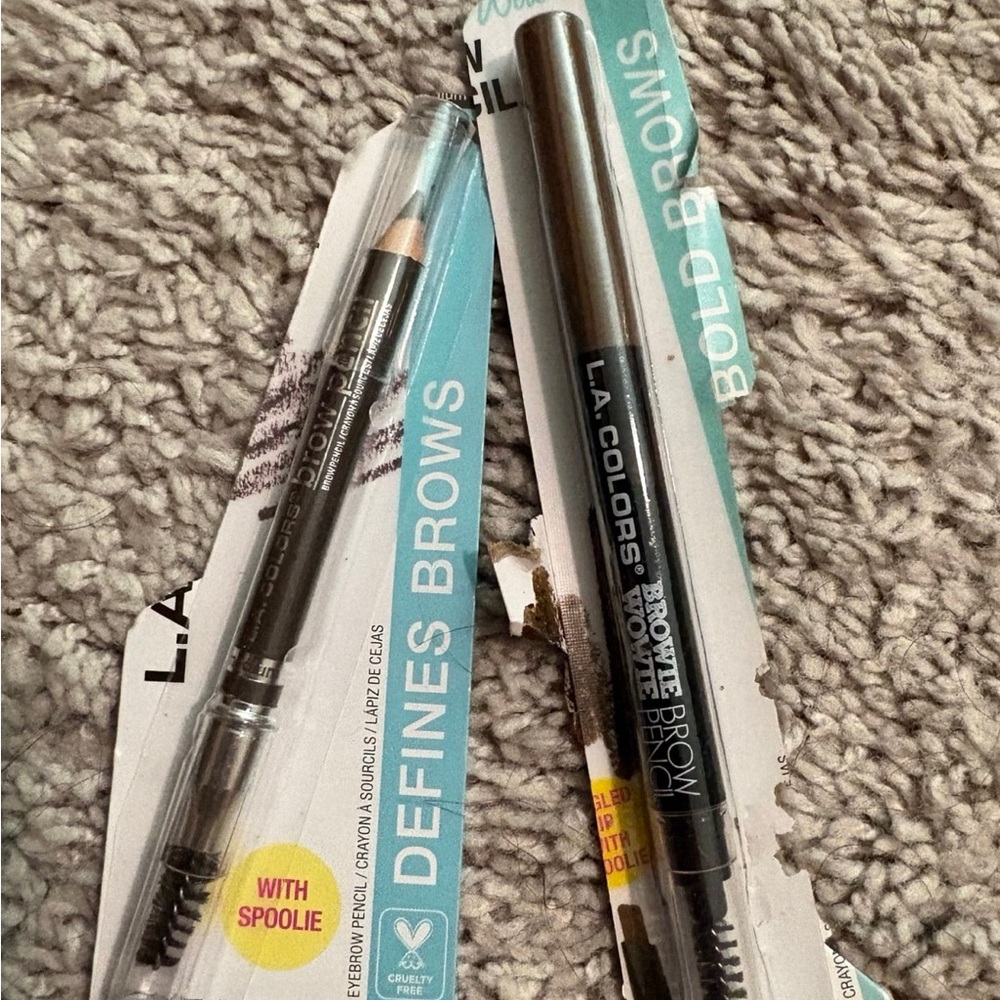 L.A. Colors Brow Pencil Duo - Brown